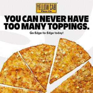 1.2K views · 60 reactions | We never skimp out on the good, savory things in life. If it’s worth doing, it may just be worth overdoing Try our Edge-to-Edge Pizzas™ today! --- Place your orders now via:  delivery.yellowcabpizza.com  direct to store calls (bit.ly/YCopenstores, no SMS orders) ☎️ Metro Manila hotline at 8-789-9999  GrabFood  FoodPanda  LalaFood Yellow Cab is a member of Max’s Group, Inc. | Yellow Cab Pizza Co. | Facebook