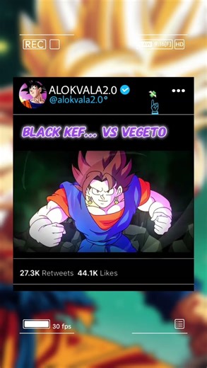 Kefla vs Vegito#shortvideo #dragoball #gokugoku #dragonballsuper