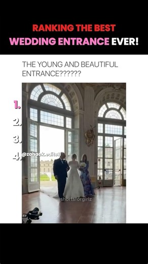 RANKING THE BEST WEDDING ENTRANCE EVER!