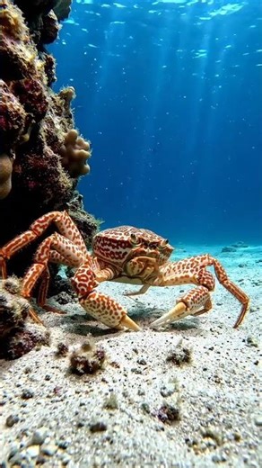 Crab vs Moray Eel – Sudden Ambush Turns Into Fierce Comeback! #shorts