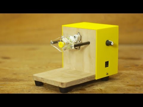 DIY wire stripper and twister machine