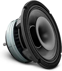 DS18 8HD800NCFD-8 8" Midrange Loudspeaker with Compression Horn Driver - Water Resistant Carbon Fiber Mid Bass and Driver Coaxial 800W MAX Power Handling 8-Ohm - Hybrid Speaker Neodymium Magnet