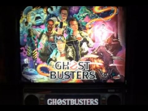 GHOSTBUSTERS PINBALL MACHINE - BY STERN 2016 COLOR DMD