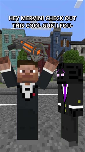 i didn’t know i needed a "gravity gun" in Minecraft until now