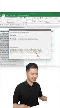 How to quickly separate data in Excel #excel #checkoutusefultips #technology