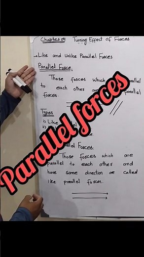 parallel forces #physics #class #naturalscience