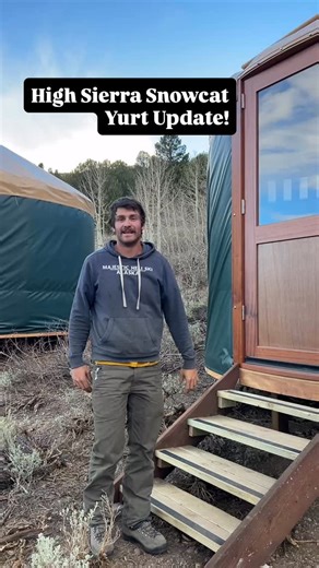 High Sierra Snowcat & Yurt on Instagram: "MTV Cribs: High Sierra Yurt Edition — post-construction tour! 😂 We might be better at guiding slopes than hosting shows, but these yurts are pretty sweet! Highlights: • Cat-skiing or ski-touring — overnight trips any day for groups of any type • Separate bunk rooms — book for 5 or 10 people • Bigger space to unwind + cozy common area • Hot sauna to melt the cold away 🔥 Ready to crash at altitude? DM to book or click the link in bio. #HighSierra #YurtLi