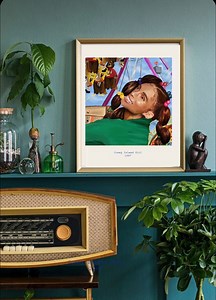 Coney Island Girl Painting , Cool Art , Fun Art, Oil Painting Wall Art. - Etsy UK