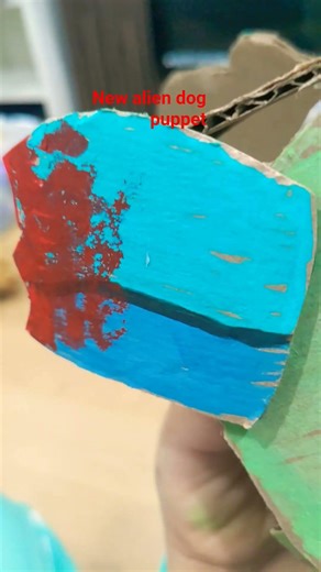 new alien dog puppet