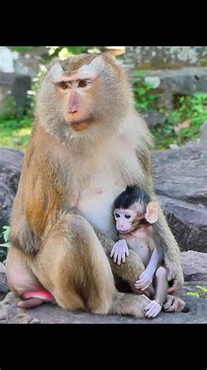 Grandma Botina Cares for Abandoned Newborn Monkey