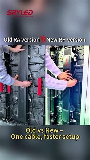 Screen RA → RH Simpler Stronger#sryled #leddisplay #creativedesign #rentalledscreen