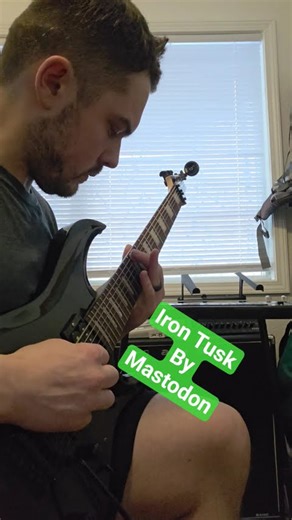 Iron Tusk by Mastodon #guitar #riffaday #music