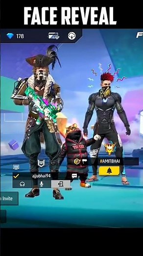 Ajju bhai face reveal free fire Max