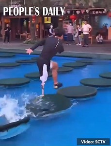 239K views · 2.7K reactions | Never say never! A Chinese man with a prosthesis inspired many netizens for his persistent attempts at a running challenge in SW China's Yunnan, which eventually took him to success. | People's Daily, China | Facebook