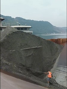 130K views · 595 reactions | Complete mineral unloading barge watch1 | USA Machines Channel | Facebook