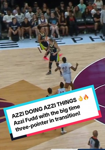 Azzi Fudd transition 3-pointer — Dallas Wings highlight