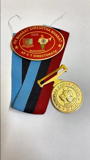 EBSB Warangal NCC Badge 2025 with Medal | Ek Bharat Shreshtha Bharat | Mission NCC Store