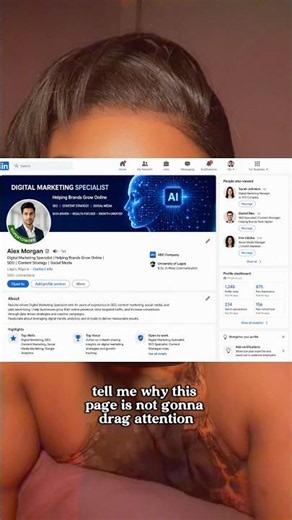 Full video of how to save hours and build a LinkedIn profile in 15mins is on my page, go watch it.