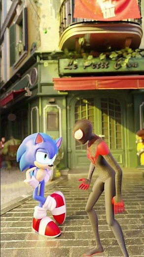 SONIC vs SPIDERMAN RACE CHALLENGE