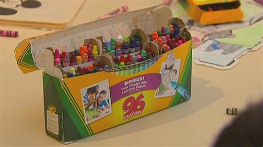 Learning about the history of Crayola crayons through Curiosity Kids program