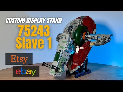 Now Shipping! Custom display stand for Lego 75243 Slave I (20th Anniversary)