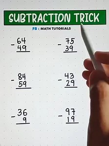 Subtraction trick that you should try‼️ 😉 #mathtutorial #mathematics #mathtrick #teachergon #mathreview #viral #mathviral #MathTutor #Math #MathTutorials #mathhack #Subtraction | Math Tutorials