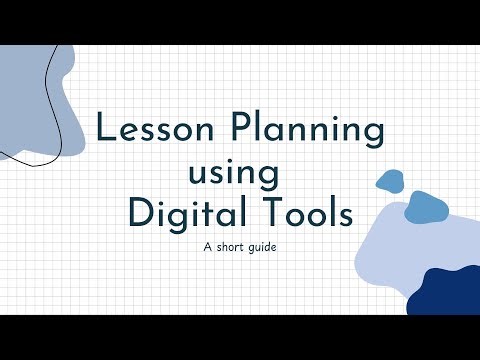Smart Lesson Planning for Teachers Using Digital & AI Tools