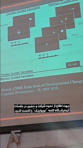 Visually guided saccade vs Memory guided saccade