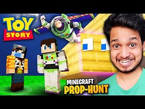 Funniest Prop-Hunt in Toy Story Mini World ft.‪@YesSmartyPie‬ ‪@DREAMBOYYT‬ (Minecraft Hide & Seek)