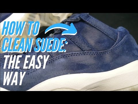 How To Clean Suede Shoes From Home- The Easy Way!!! (SaTiSFyinG)