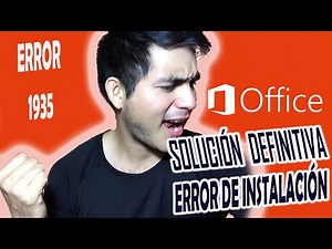 Error de instalación 1935 en Microsoft Office [Resuelto]