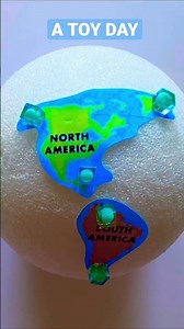DIY EARTH GLOBE 🌎 #shorts
