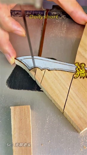 Dragon Sword ⚔️🐉#diy #woodworking #shorts #usa
