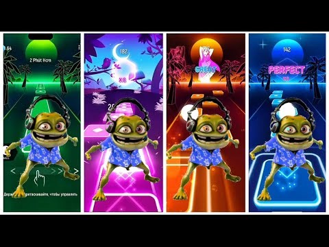 Crazy Frog Dances to Coffin Dance (Cover) | Tiles Hop Gameplay