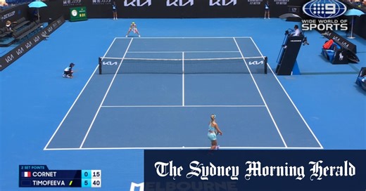 Australian Open Highlights: Alize Cornet v Maria Timofeeva