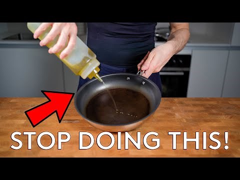 Stop using oil like this when you are cooking, you're adding more calories than you think