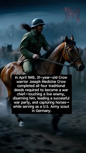 2.9M views · 114K reactions | Counting Coup in WWII: Joseph Medicine Crow’s Four Feats #JosephMedicineCrow #CrowNation #WWIIHistory | TerrifyingMyths | Facebook