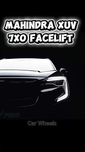 XUV 7xo facelift 😱 with special features😍 #short #ytshorts #automobile