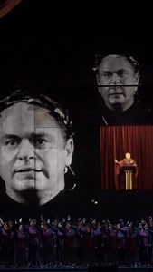 Tenor Paul Appleby makes for a pretty intimidating leader, if you ask us.😬 Appleby has been commanding the stage as Caesar in John Adams’s Antony and Cleopatra. Enjoy this excerpt from Act II, where he proclaims Rome’s dominance over the world, alongside the Met Opera Chorus. John Adams conducts. Antony and Cleopatra is on stage through June 7. 🎟️Book your tickets for this Shakespearean drama now: bit.ly/3YEbe23 Videography by Neville Braithwaite / Met Opera | The Metropolitan Opera