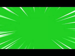Anime Zoom Velocity - Greenscreen [Chroma] | No Copyright