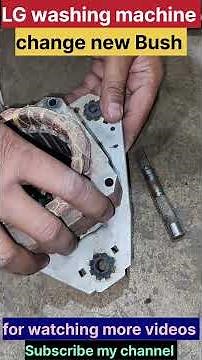 How to replace motor bush ll how to change motor bush ll lg washing machine ll #lgwashingmachine