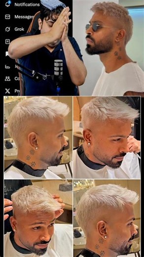 Hardik Pandya's new Hairstyle for T20 World Cup 🤍🔥/#t20worldcup #2026 #hardikpandya