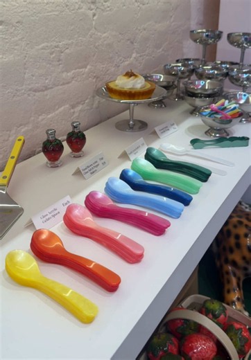 Colorful Gelato Spoons in NYC’s East Village