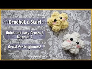 BEGINNER FRIENDLY ☆ Crochet Star Keychain Tutorial ☆ Quick & Easy
