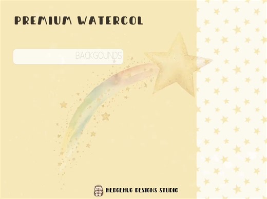 Magical Watercolor Rainbow Shooting Star Clipart - Whimsical Glittery Texture Gold Star Children's Design Digital Art for Commercial Use - Etsy UK