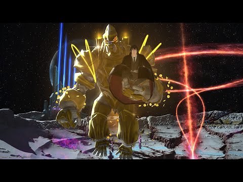 FINAL FANTASY XIV - Magitek Avenger G1 Mount (Golden Gorilla Robot)