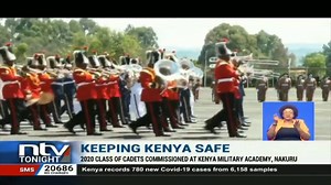 2020 class of Cadets commissioned at the Kenya Military Academy in Nakuru. #NTVTonight | NTV Kenya