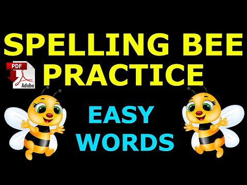 Letters in Alphabet - Spelling bee / Easy Exercise - Listen and find the word - Easy English Lesson