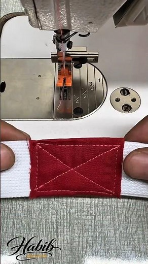 How to sew the elastic rope connection of the waistband #patternmaking #sewingtips #diy