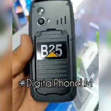 Celular B25 3G Cat Caterpillar Resistente a golpes números grandes